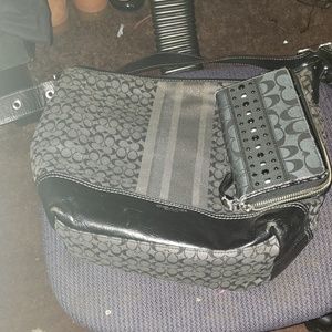Coach purse and wallet